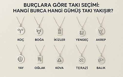 Burçlara Göre Takı Seçimi: Hangi Burca Hangi Gümüş Takı Yakışır?