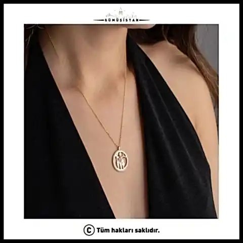 925 Ayar Gümüş Mutlu Aile Kolye