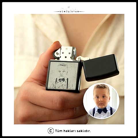 Kişiye Özel Resimli Çakmak