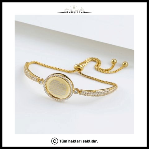 925 Ayar Gümüş Yuvarlak Form İsimli Bileklik