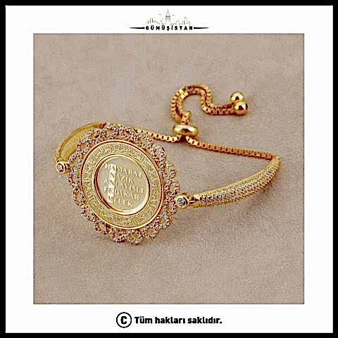 925 Ayar Gümüş Sonsuz Çerçeveli Dualı İsimli Bileklik