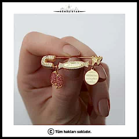 925 Ayar Gümüş İsimli Dualı Nazar İgnesi