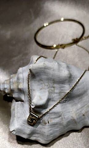 Otantik Harf Kolye - 925 Ayar Gümüş