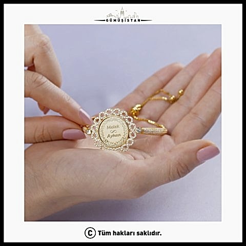 925 Ayar Sonsuzluk Çerçeveli İsimli Asansörlü Bileklik