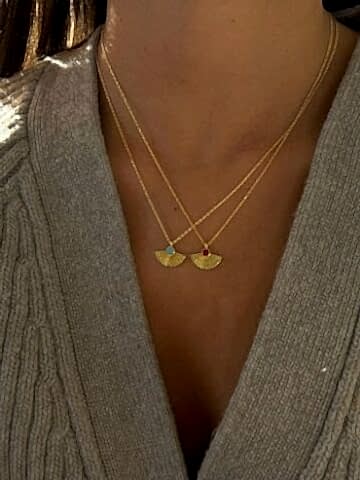 Yelpaze Kolye 1 - 925 Ayar Gümüş