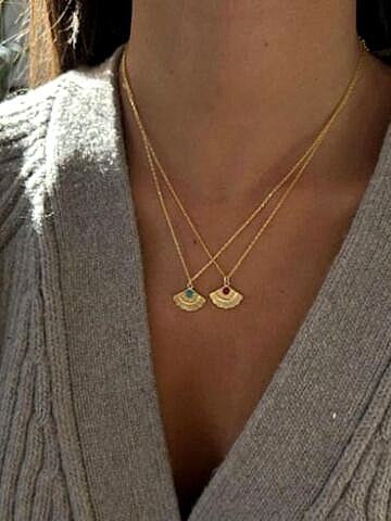 Yelpaze Kolye 2 - 925 Ayar Gümüş