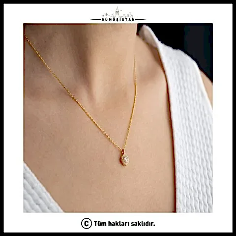 925 Ayar Gümüş Haziran Ayı Doğum Taşı ( Alexsandrite ) Kolye