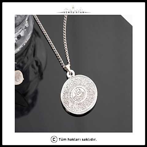 14 Ayar Altın Kaplama Ayetel Kursi Dualı Kolye