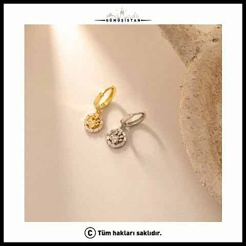 925 Ayar Gümüş Patili Küpe