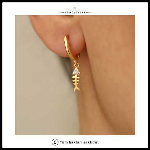 925 Ayar Gümüş Kılçık Küpe