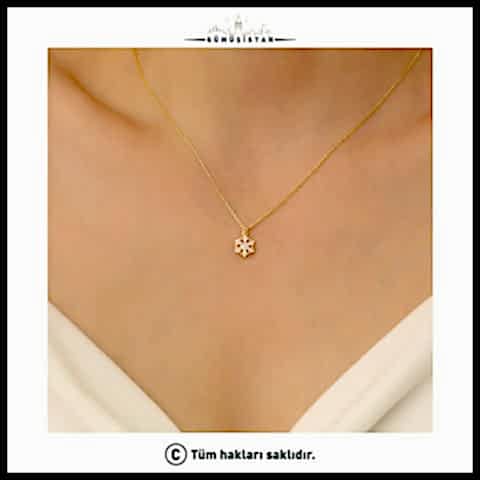 925 Ayar Gümüş Kartanesi Kolye