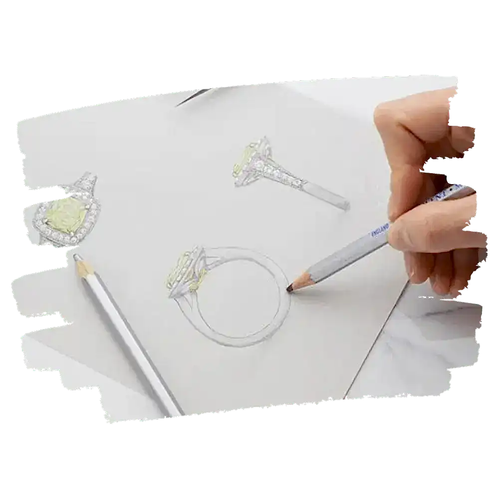 özel tasarım tektaş pırlanta yüzük