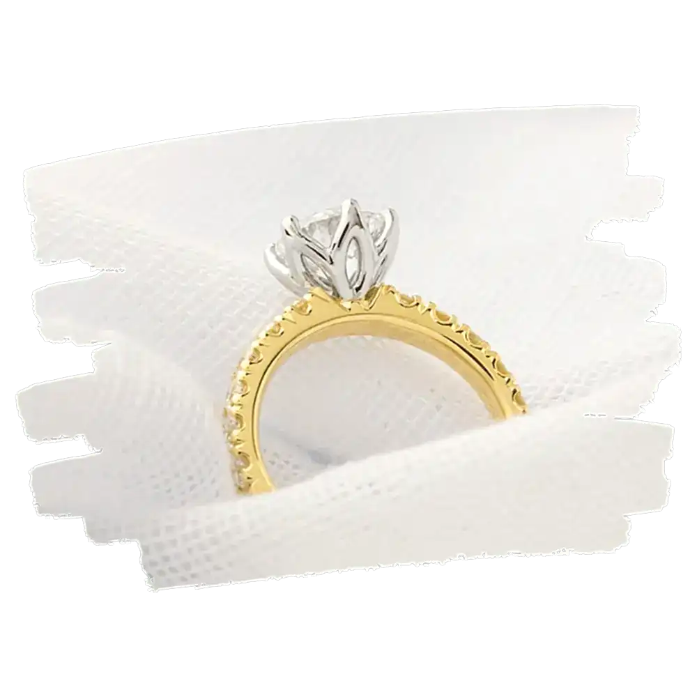 özel tasarım tektaş pırlanta yüzük